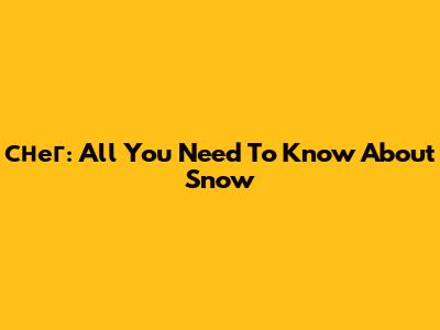снег: All You Need To Know About Snow