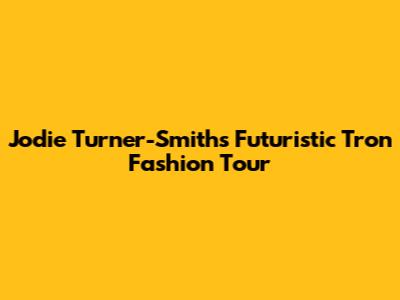 Jodie Turner-Smith's Futuristic 'Tron' Fashion Tour